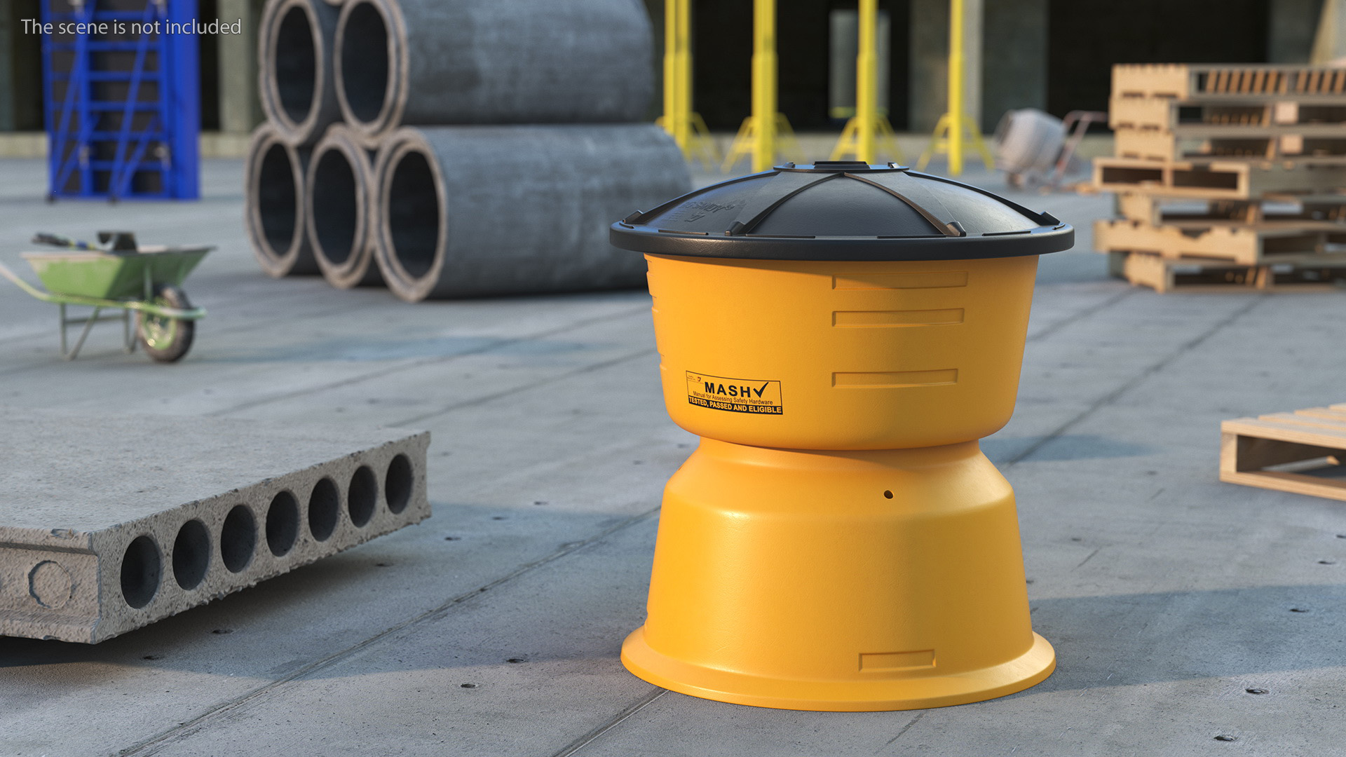 3D Impact Attenuator Combination Barrel