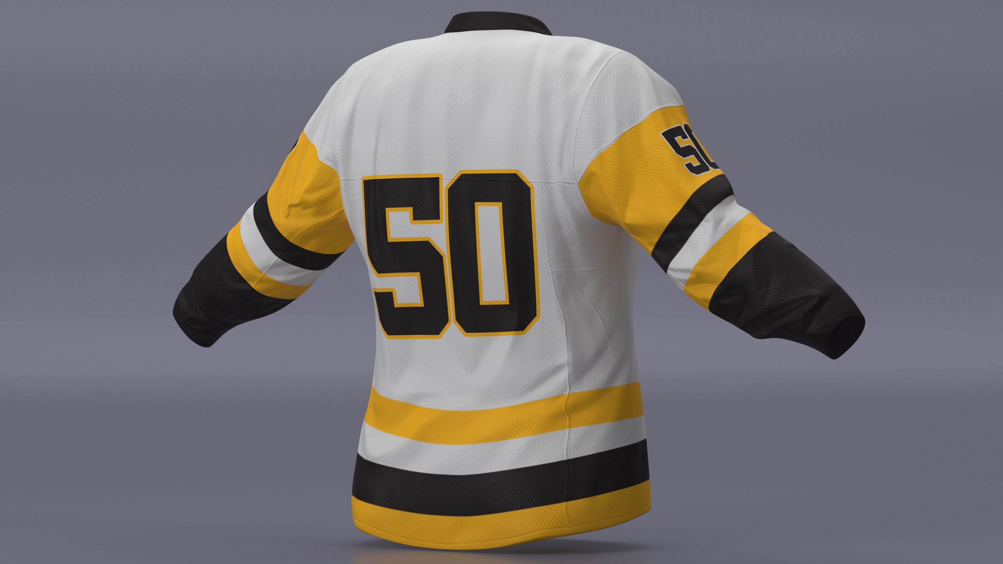 3D Hockey Jersey Pittsburgh Penguins model