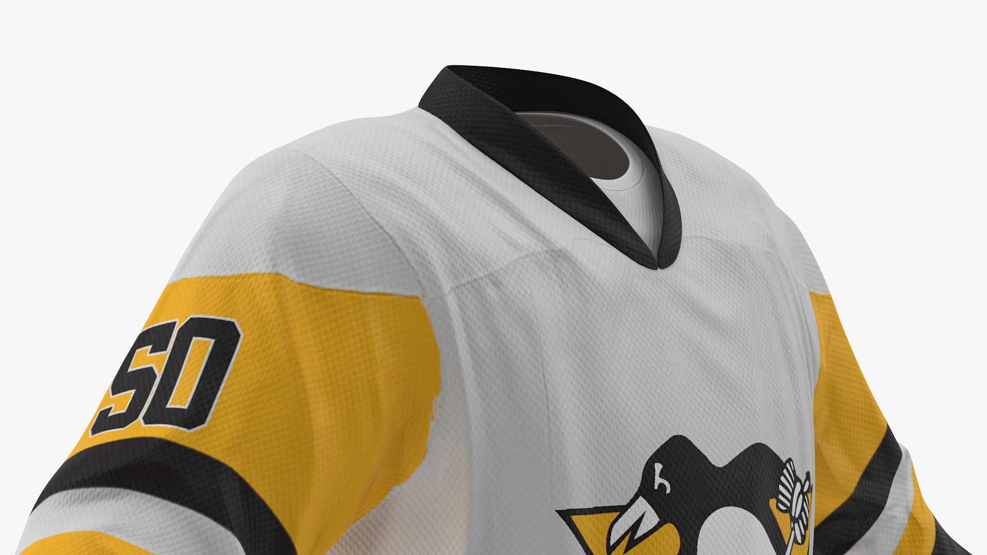 3D Hockey Jersey Pittsburgh Penguins model