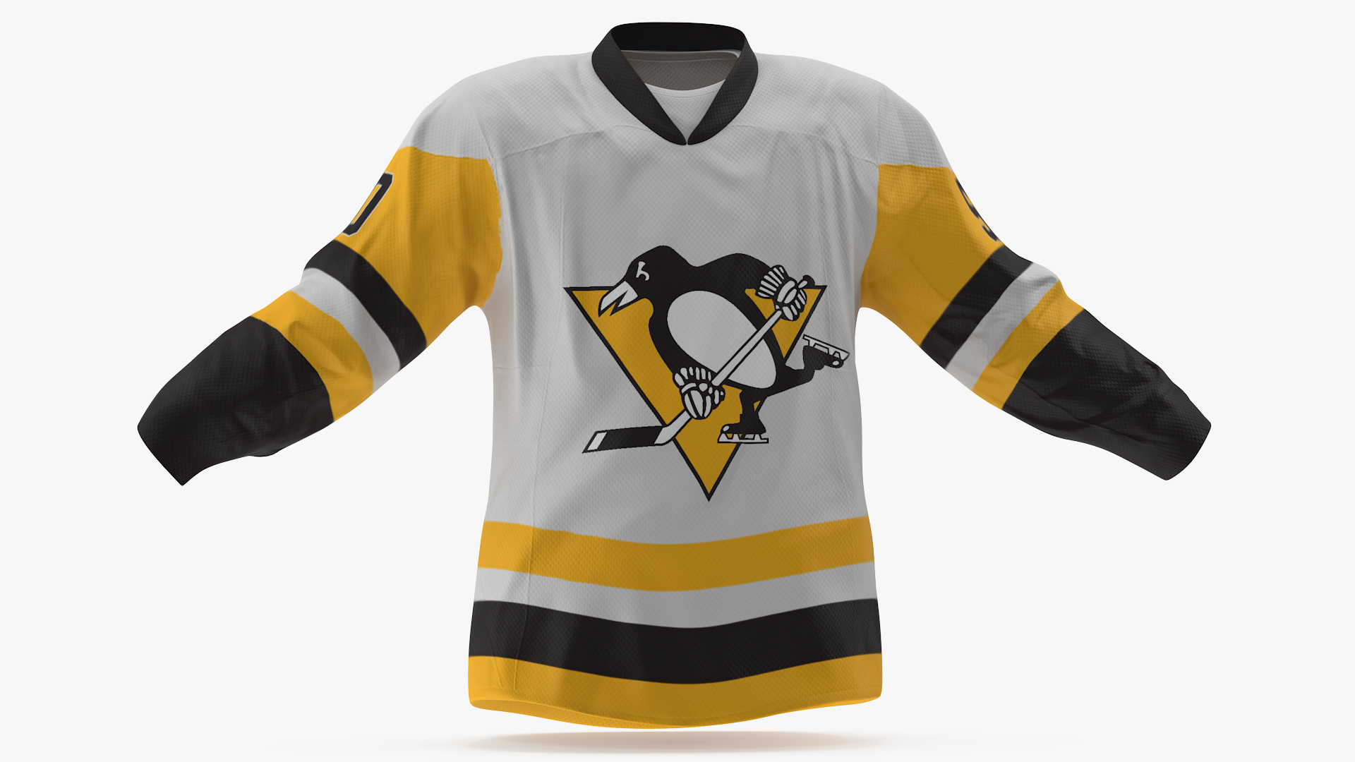 3D Hockey Jersey Pittsburgh Penguins model