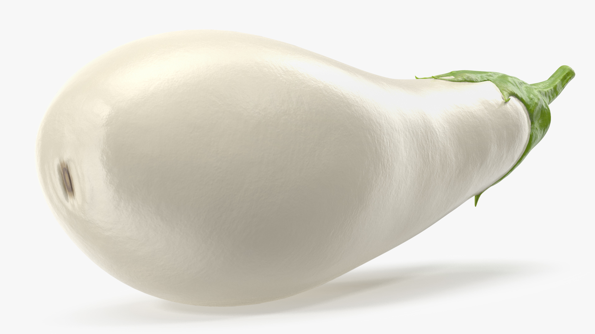 Italian White Eggplant 3D