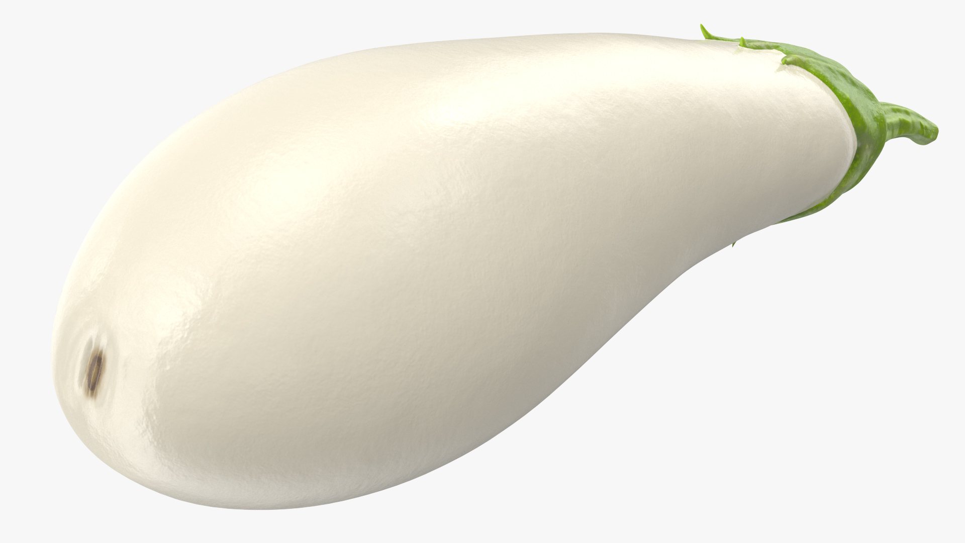 Italian White Eggplant 3D