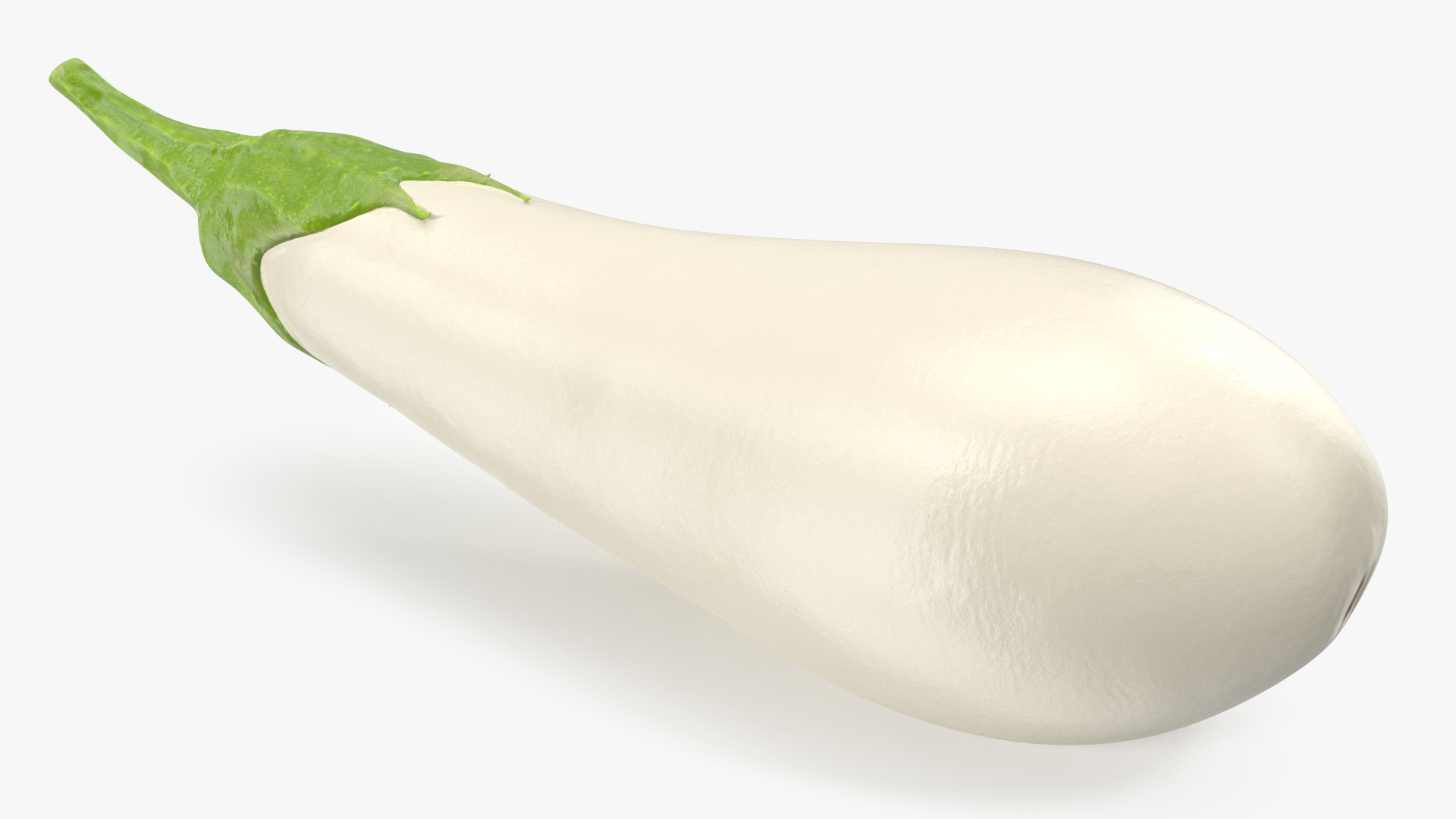 Italian White Eggplant 3D