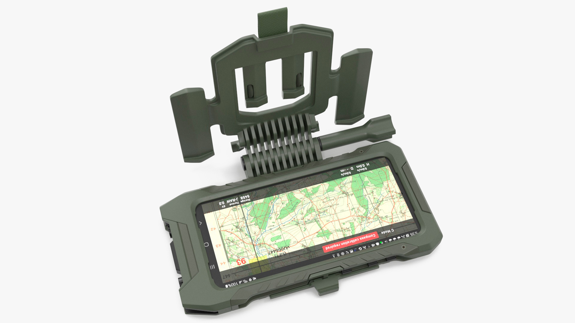 3D Galaxy S23 Samsung Tactical Edition Green with Holder model
