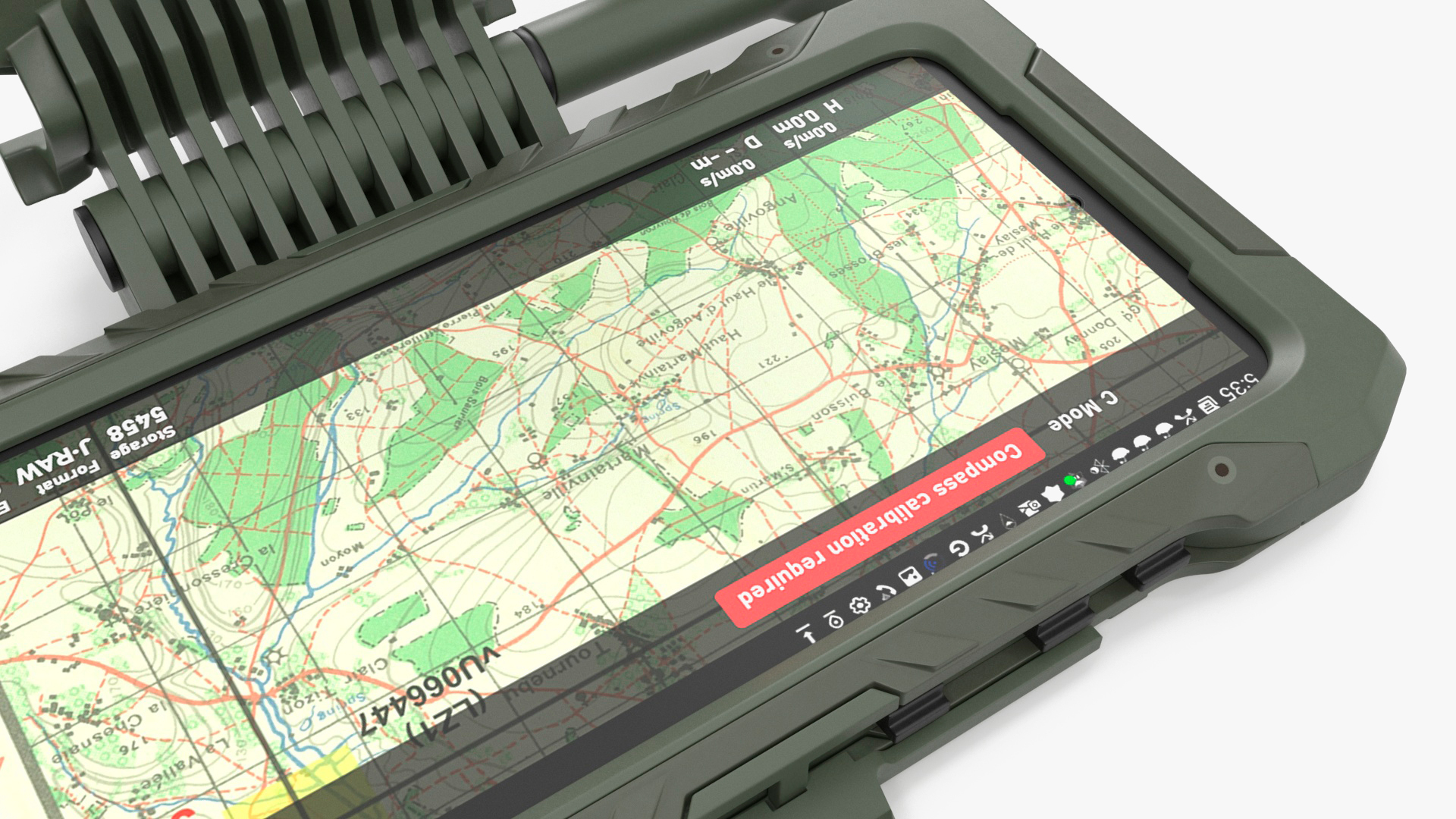 3D Galaxy S23 Samsung Tactical Edition Green with Holder model