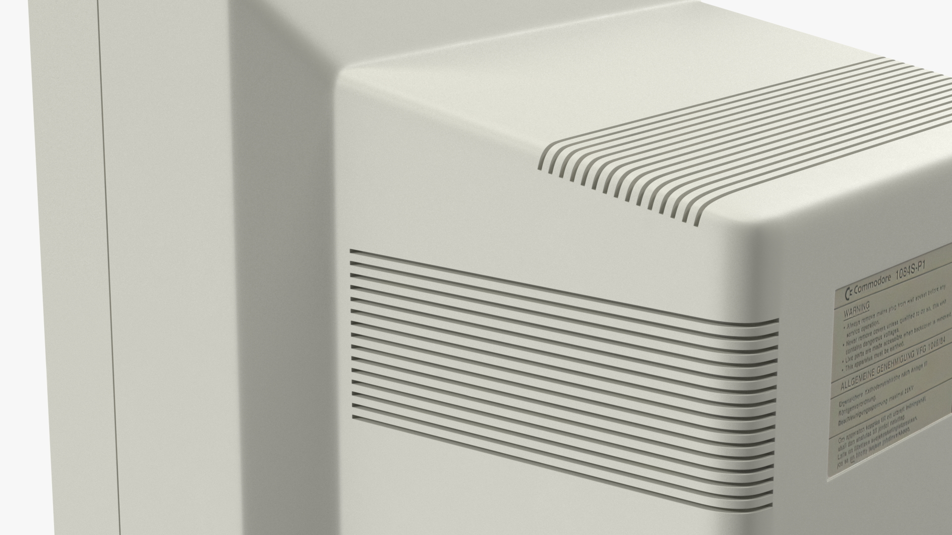 3D model Vintage Commodore Monitor