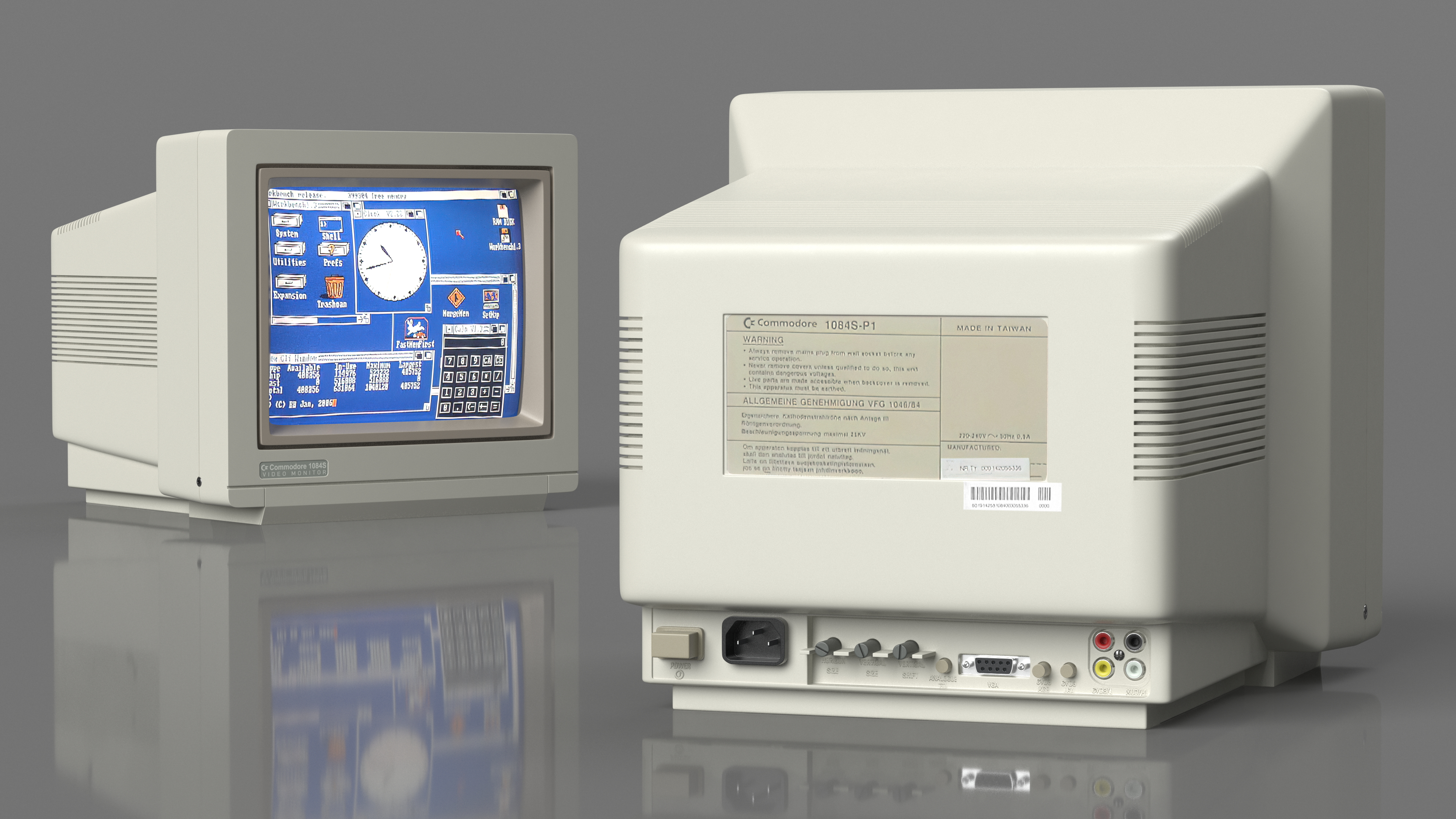 3D model Vintage Commodore Monitor