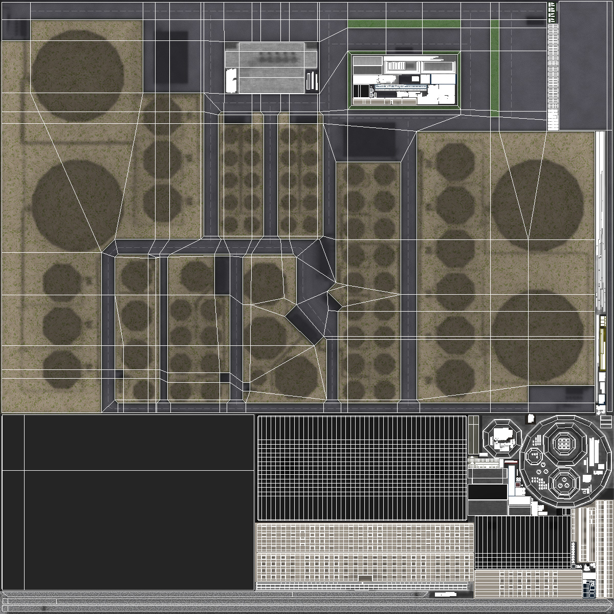 3D model Liquefied Natural Gas Terminal