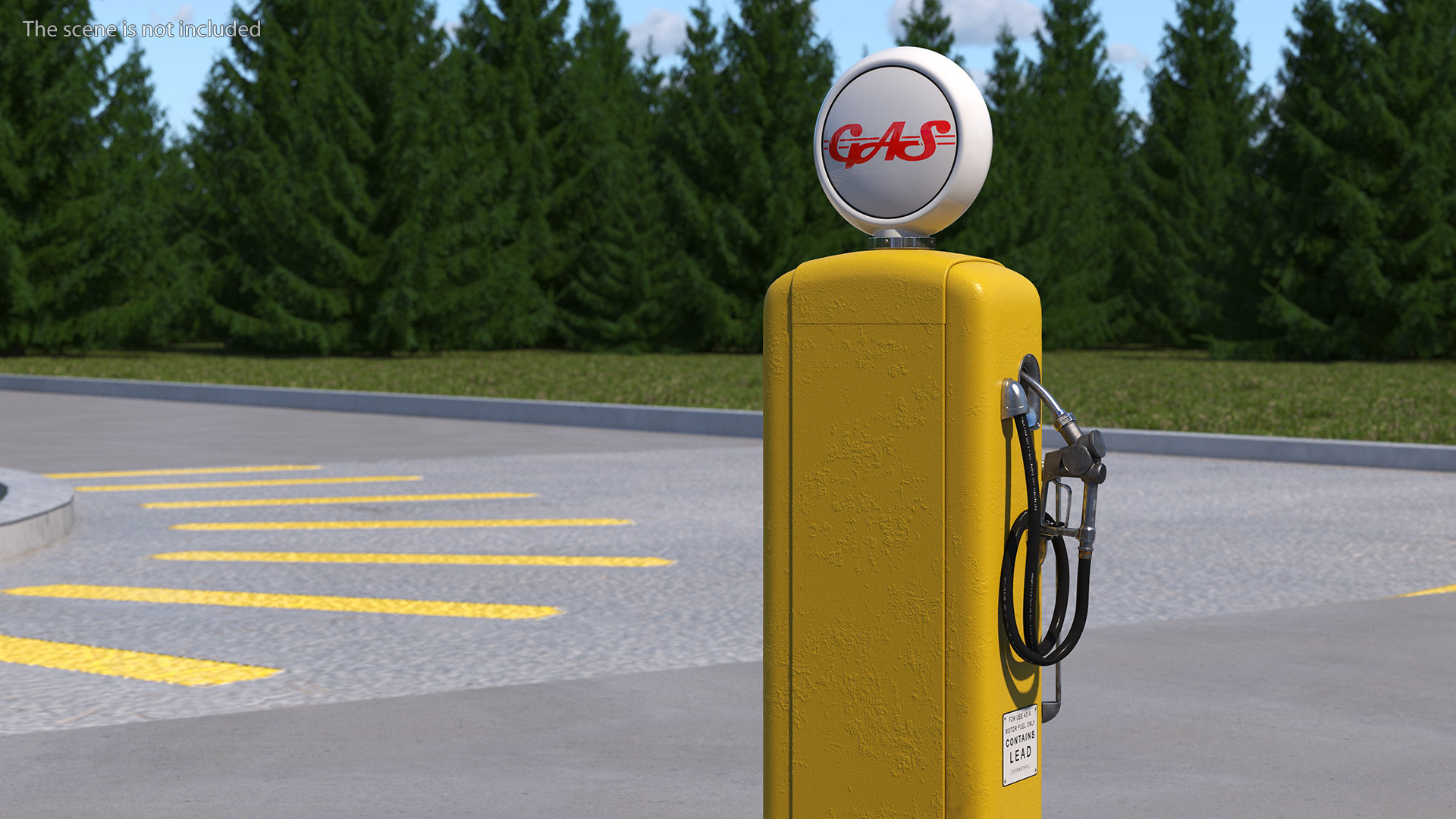 3D Vintage Gas Pump