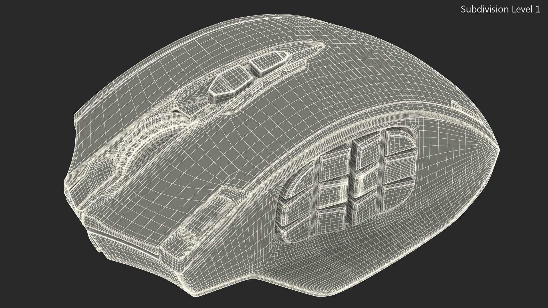 Wireless Gaming Mouse Reddragon IMPACT ELITE 3D model