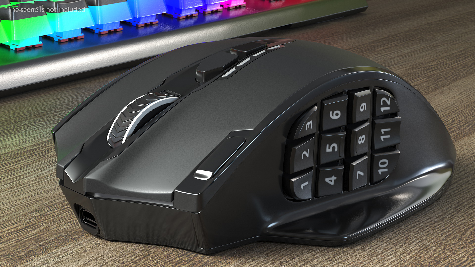Wireless Gaming Mouse Reddragon IMPACT ELITE 3D model