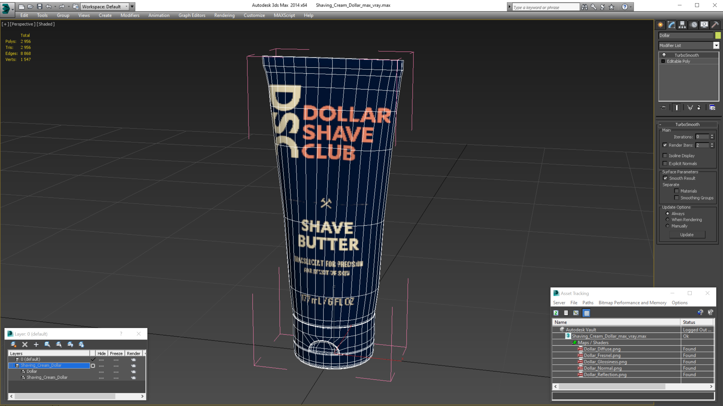 3D model Shaving Cream Dollar