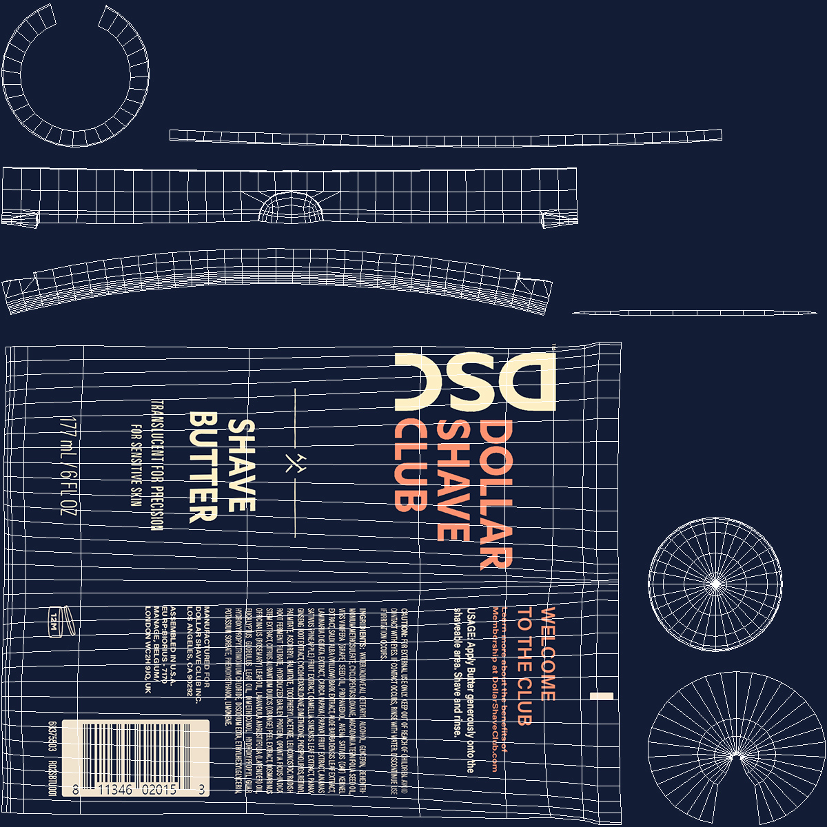 3D model Shaving Cream Dollar