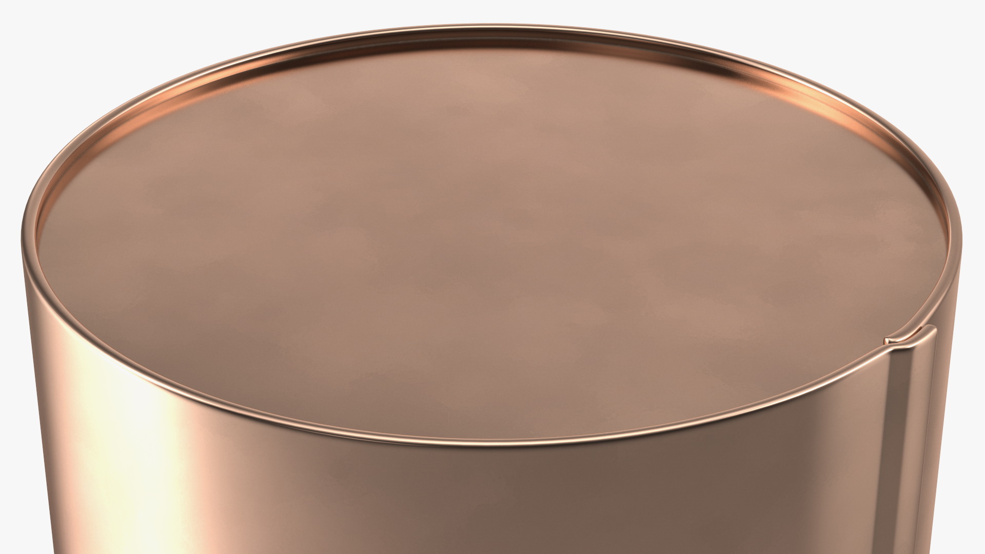 3D Vintage Copper Milk Can model