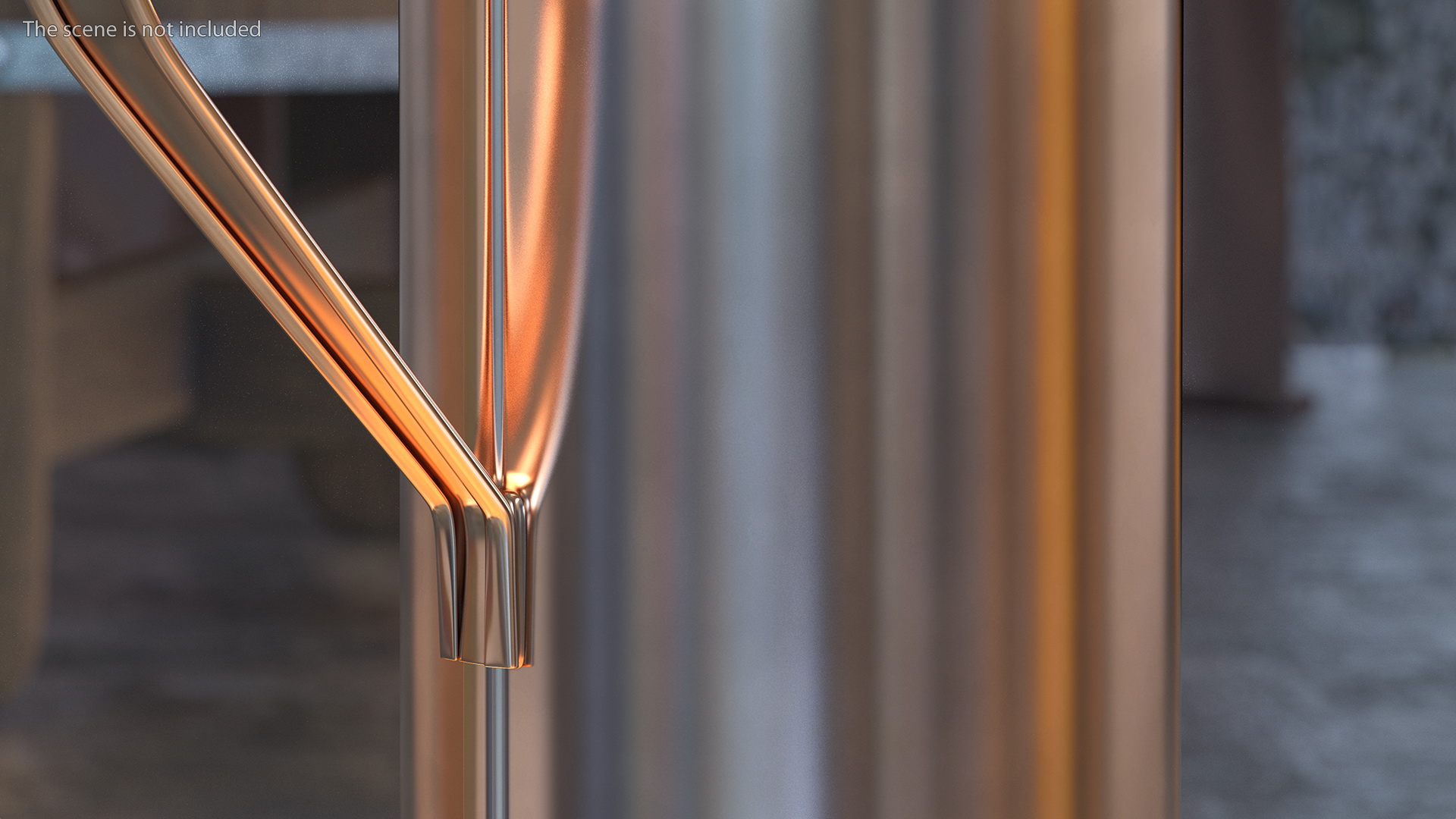 3D Vintage Copper Milk Can model
