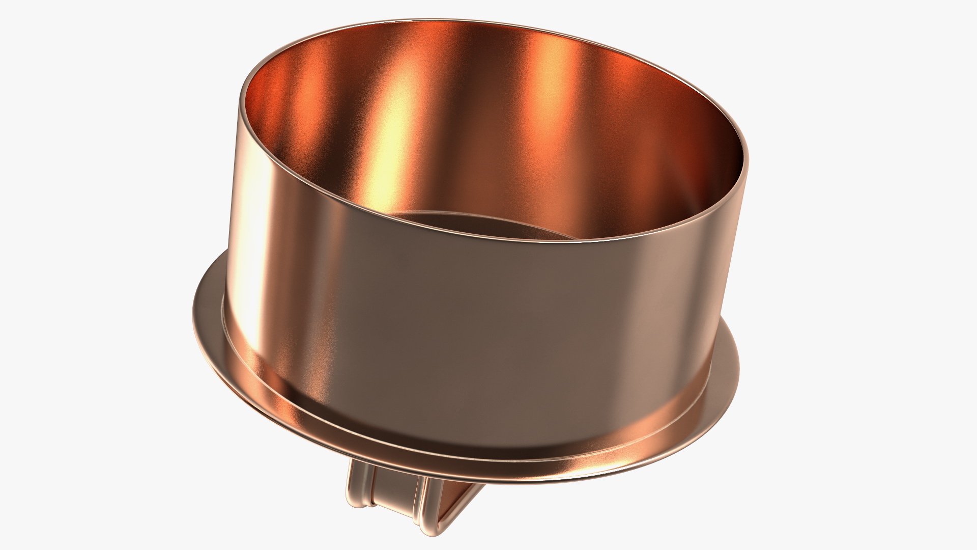 3D Vintage Copper Milk Can model