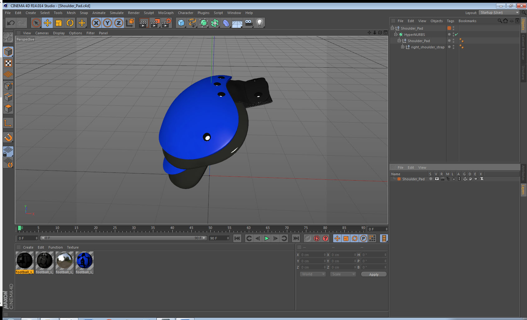 Shoulder Pad 3D