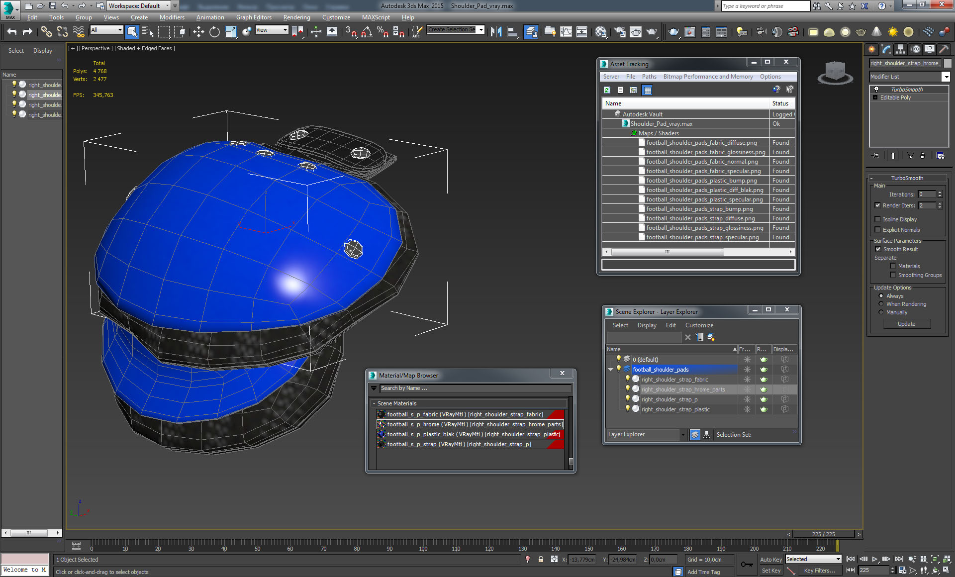 Shoulder Pad 3D