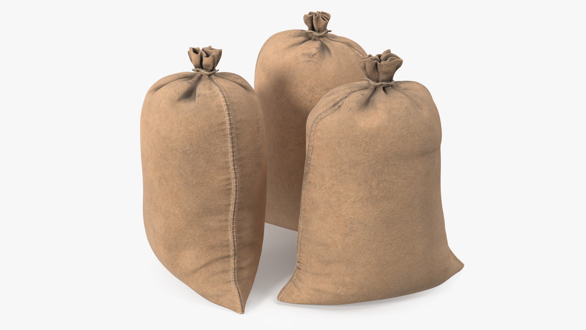 3D Standing Military Sandbags