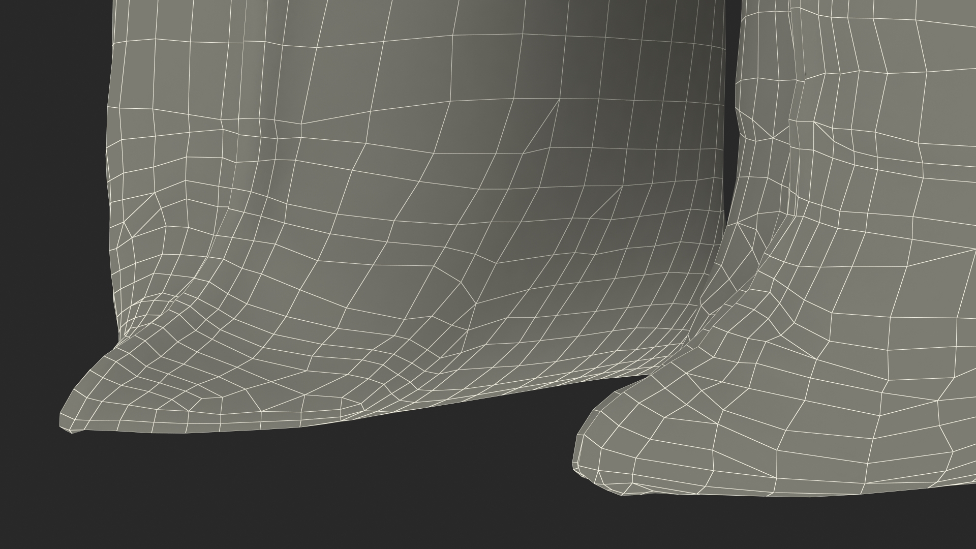 3D Standing Military Sandbags