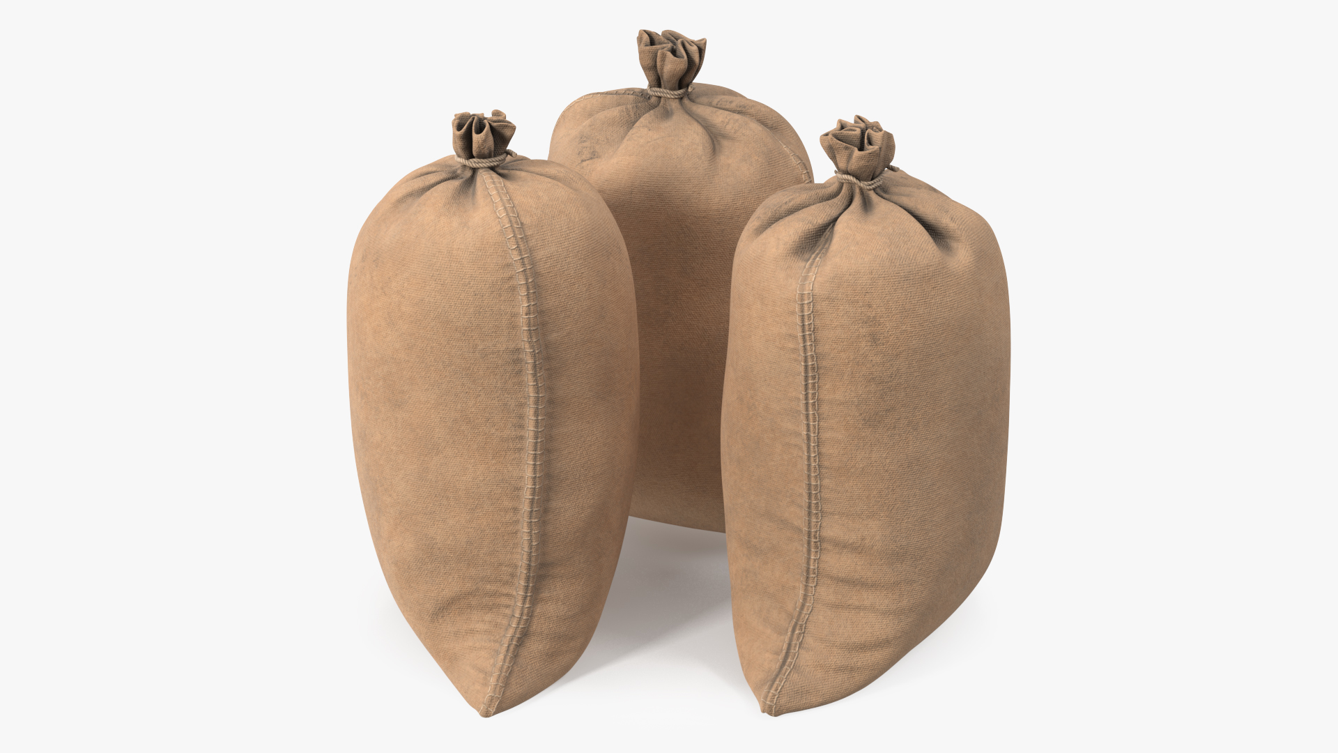 3D Standing Military Sandbags