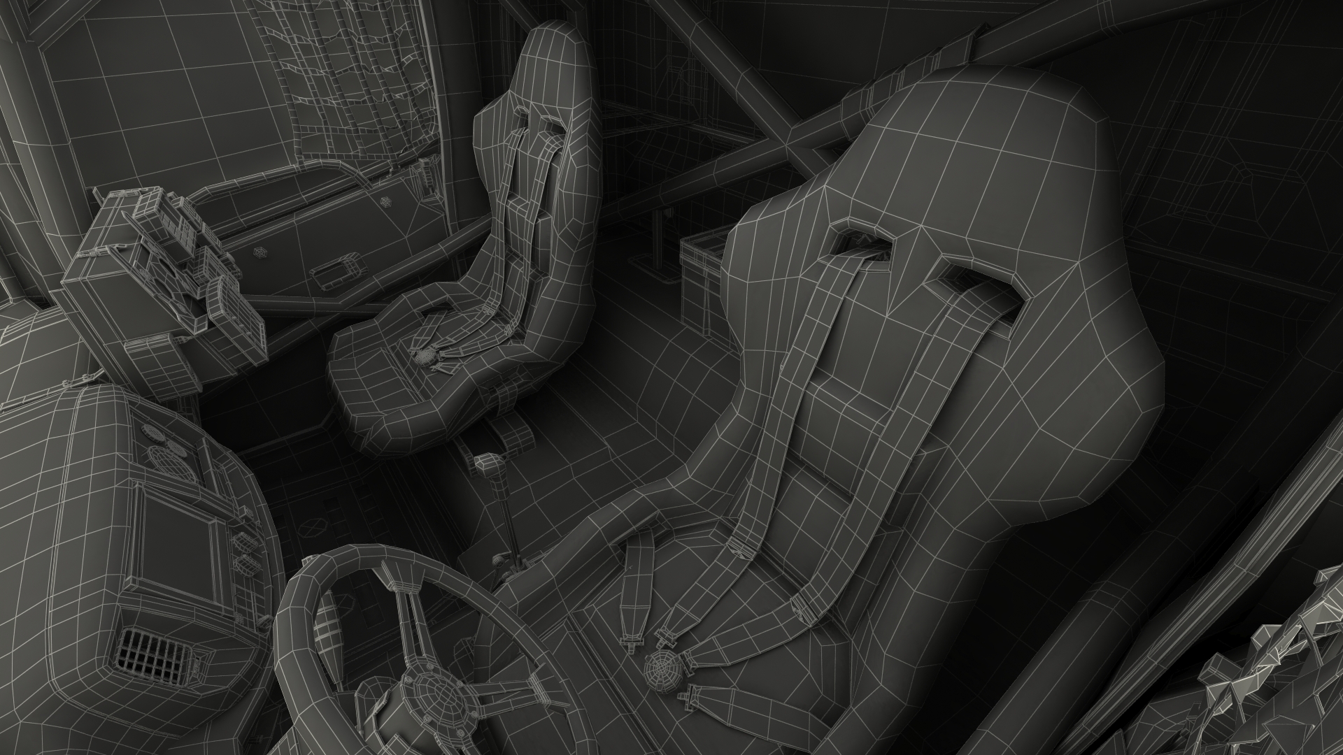 Hino Dakar Truck Rigged for Maya 3D