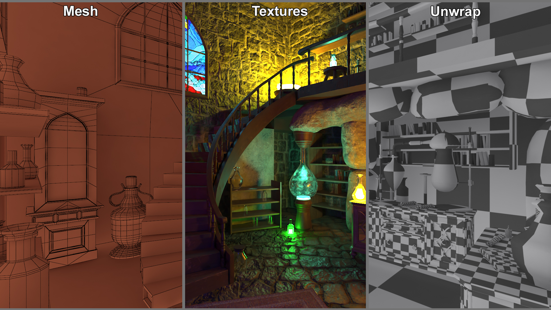 3D model Alchemist Laboratory