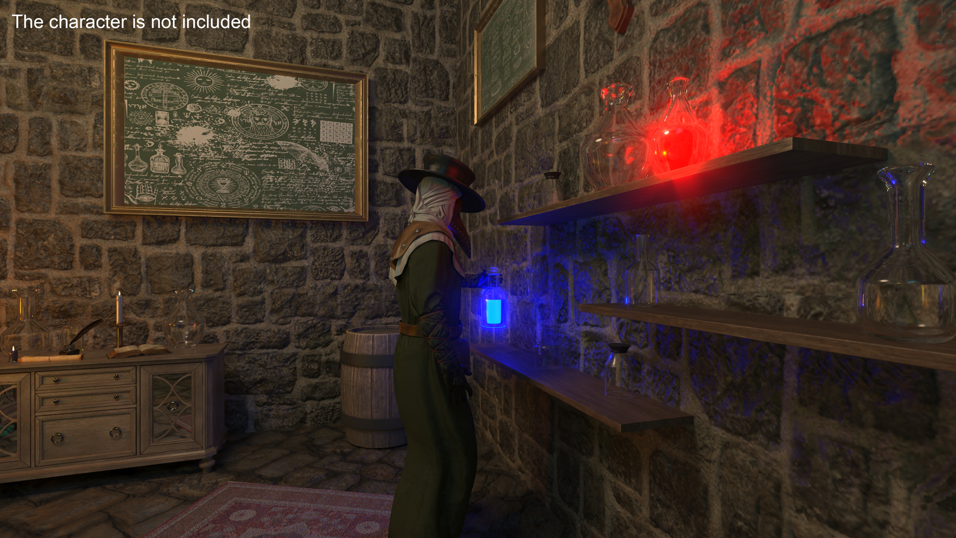 3D model Alchemist Laboratory