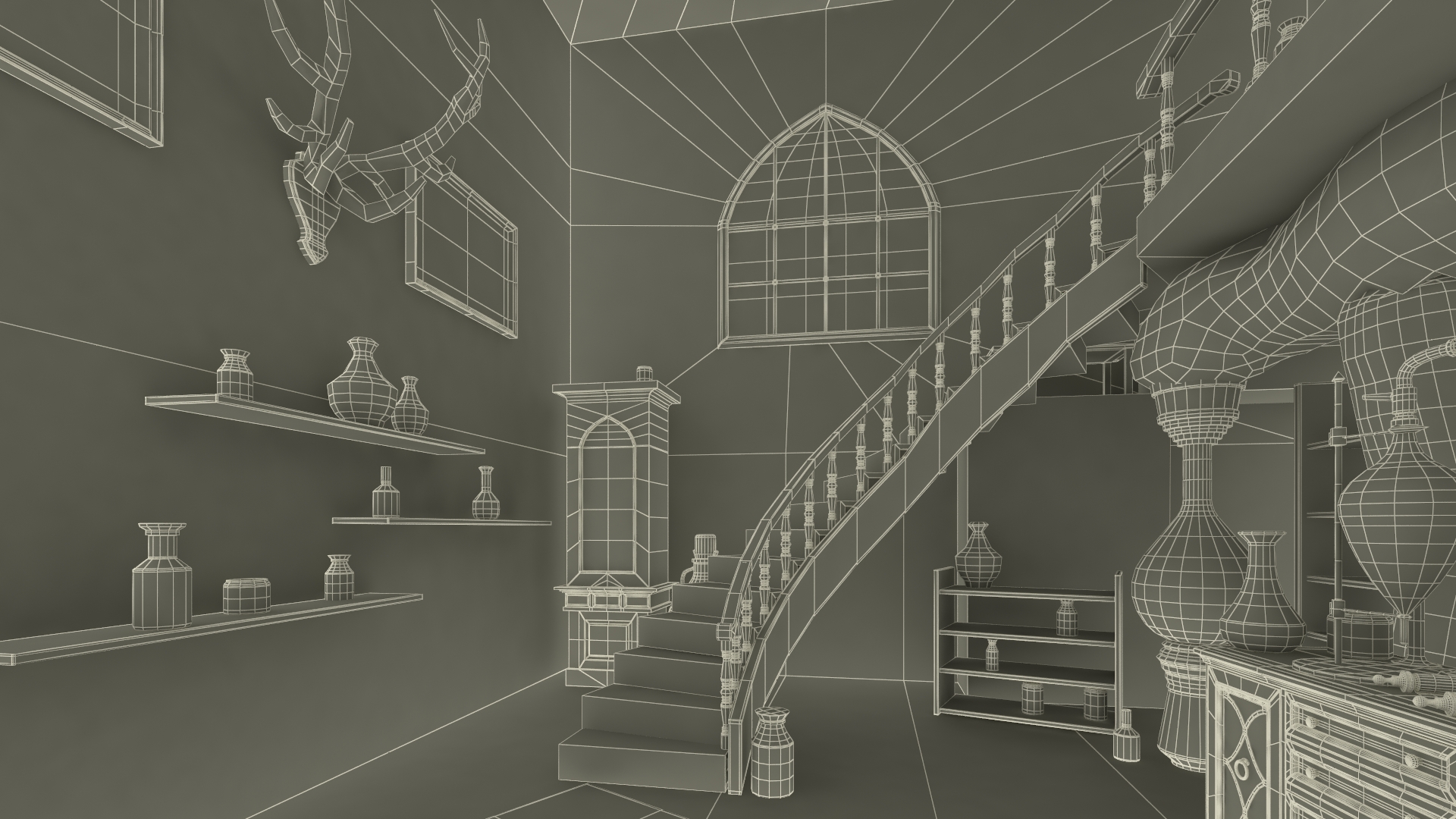 3D model Alchemist Laboratory