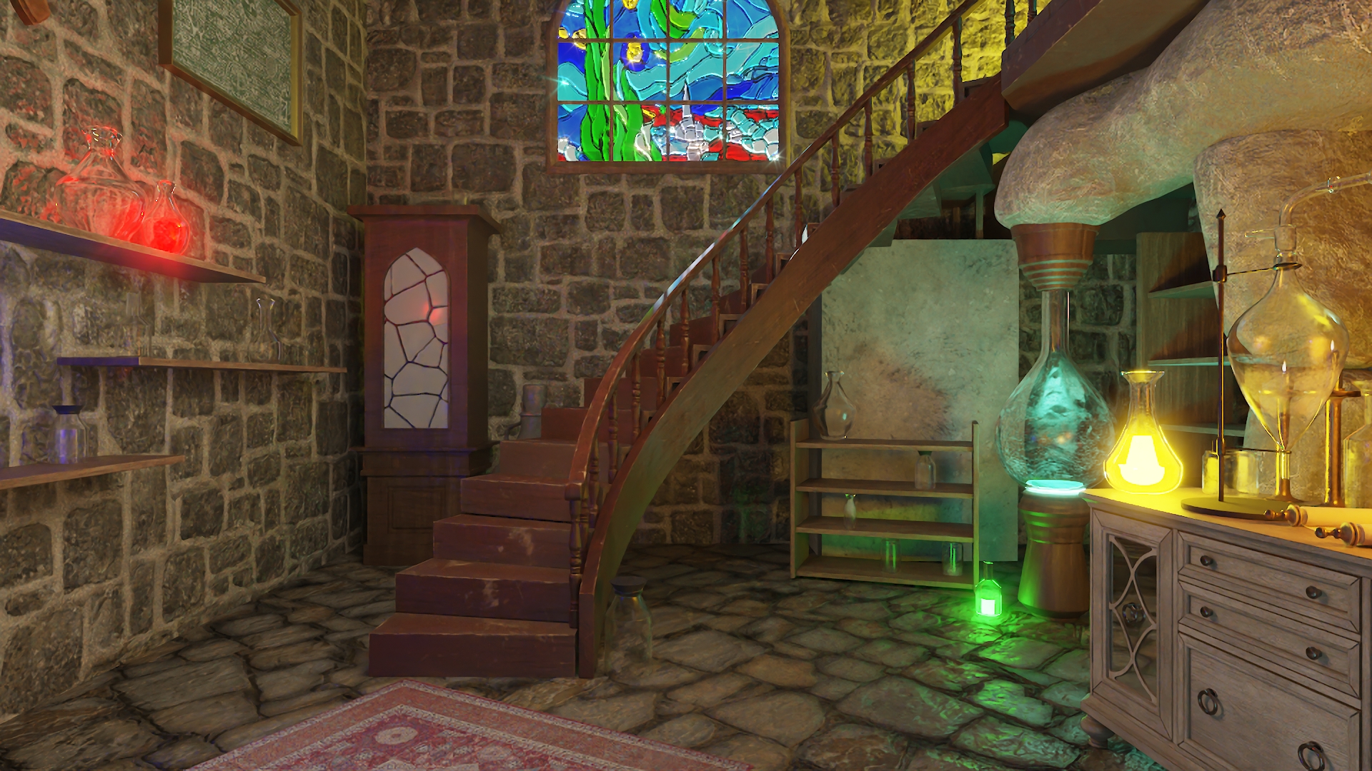 3D model Alchemist Laboratory