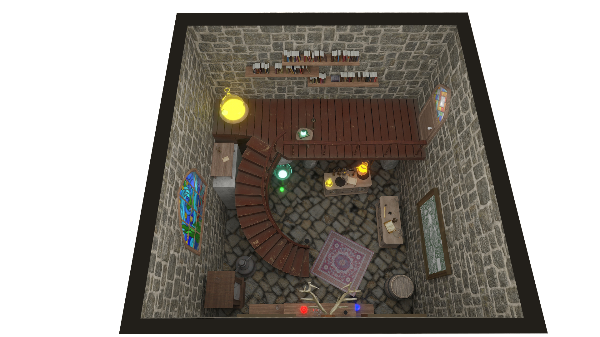3D model Alchemist Laboratory