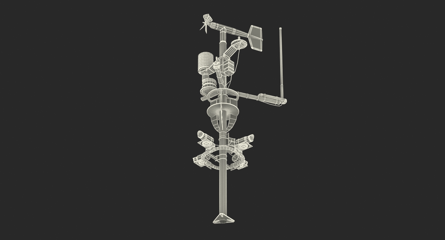 3D model Weather Station