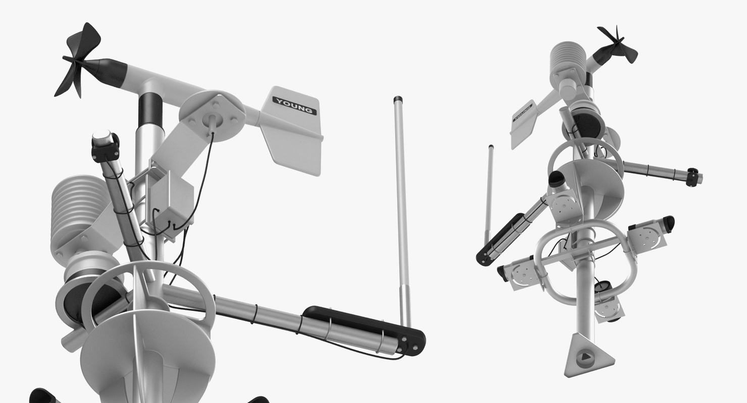 3D model Weather Station