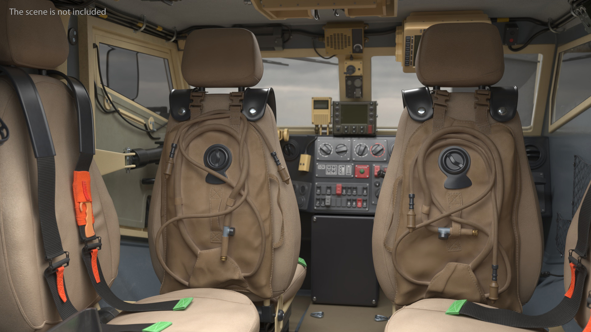 Military Transport Seat - view 3