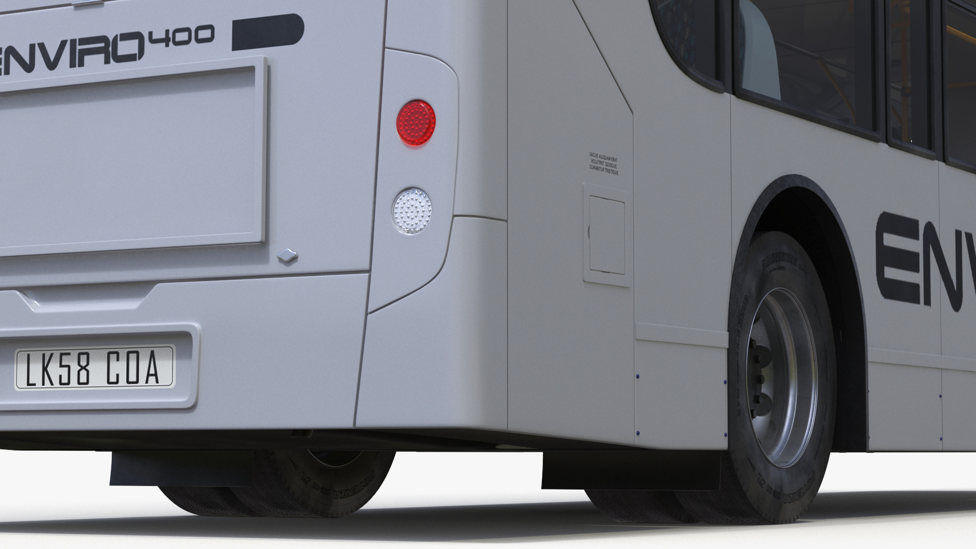 3D Alexander Dennis Enviro400 Double Decker Bus Rigged