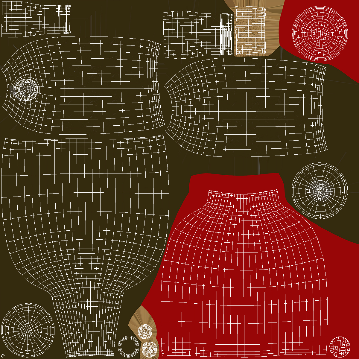 Antique Wine Bottle 3D model