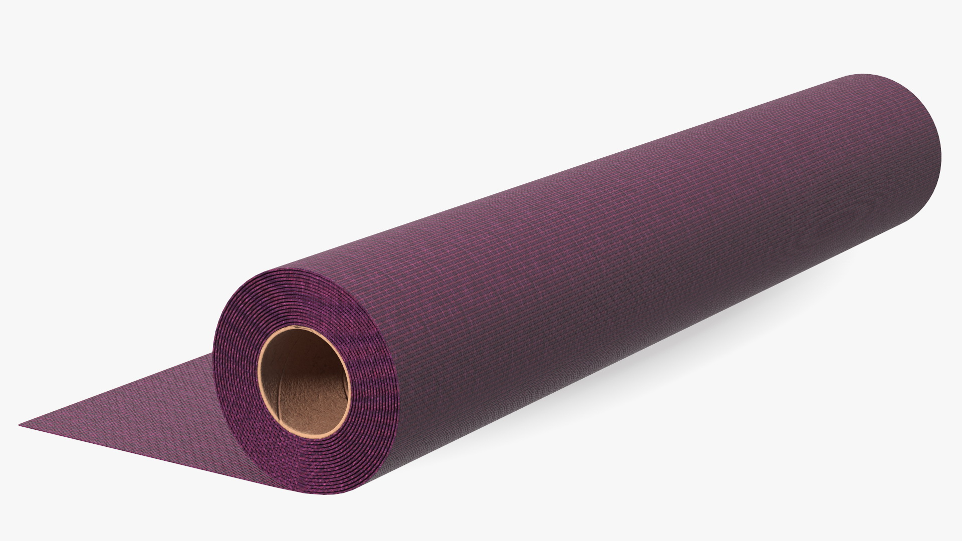 3D Fabric Roll Purple model