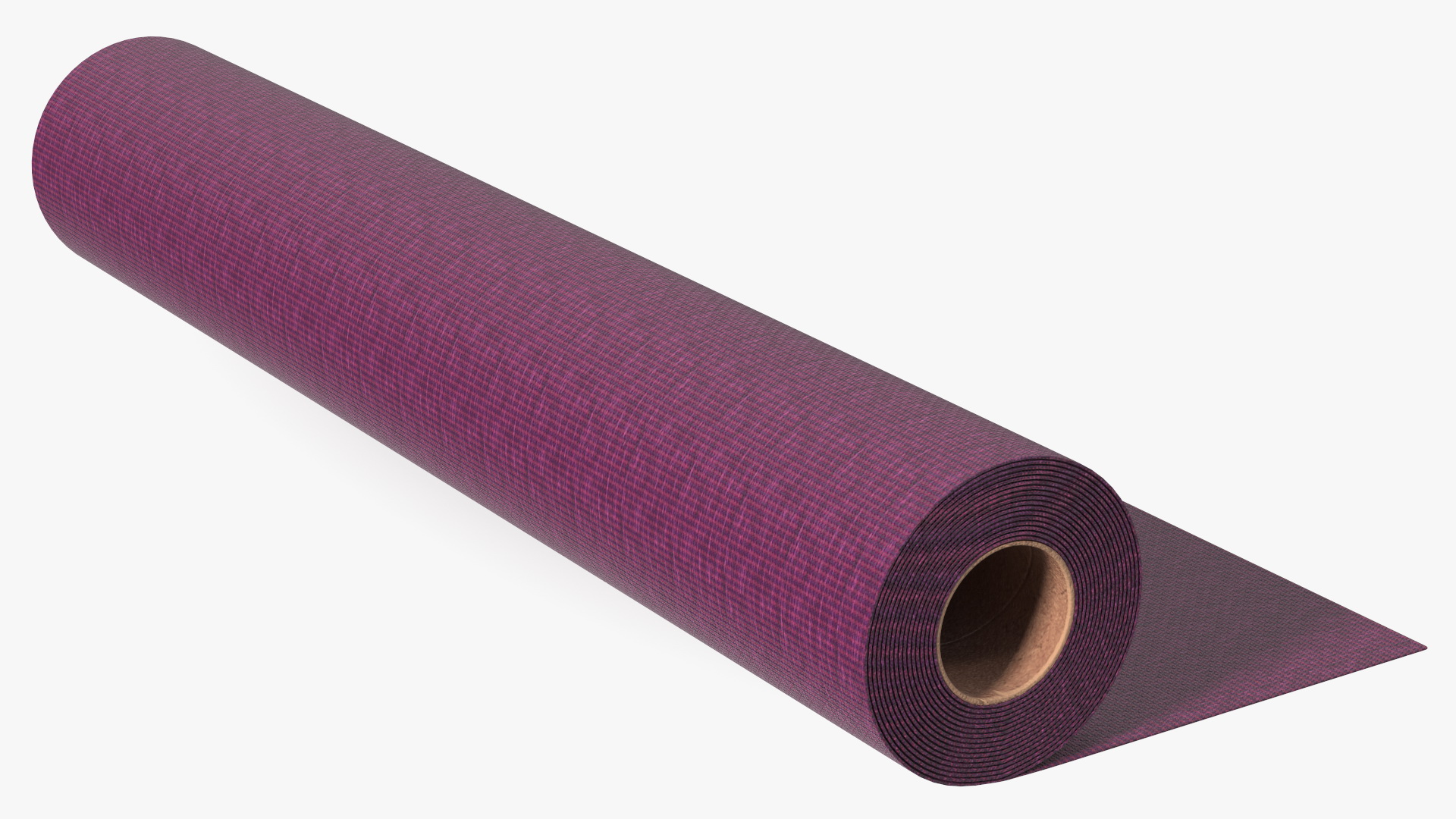 3D Fabric Roll Purple model