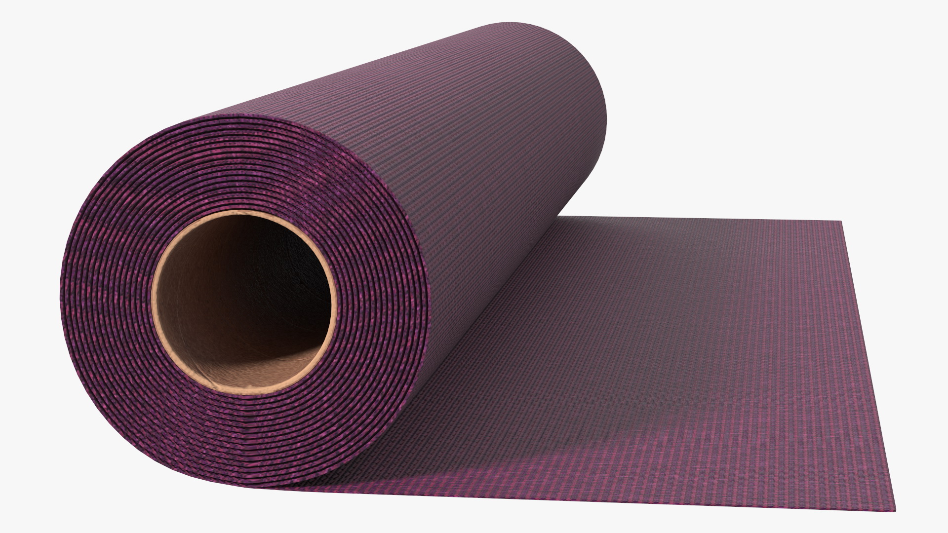3D Fabric Roll Purple model