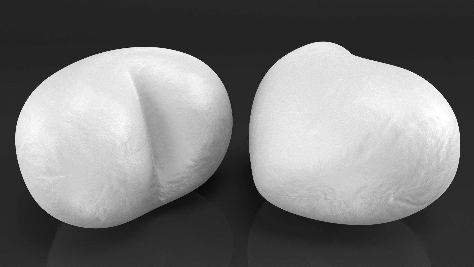 3D Heart Shaped Snowball