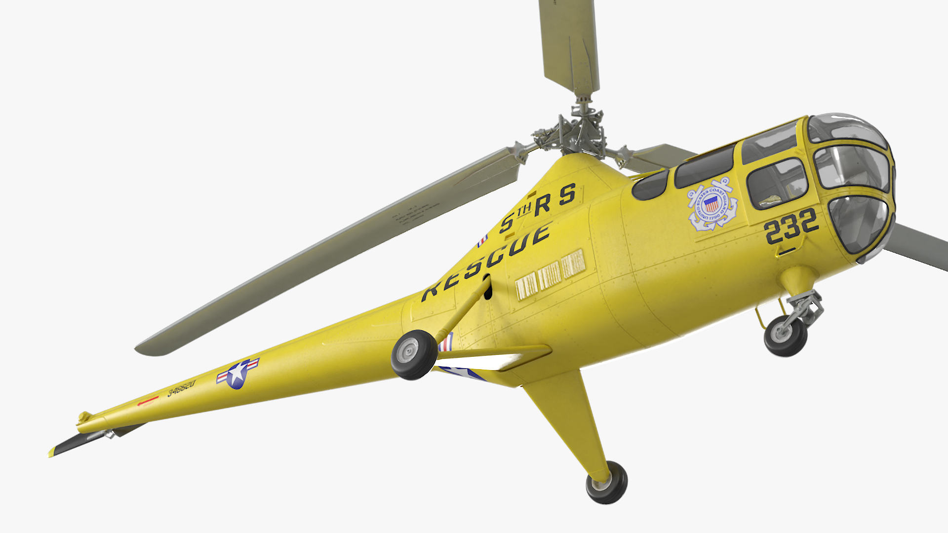 3D Search and Rescue Helicopter Sikorsky H-5
