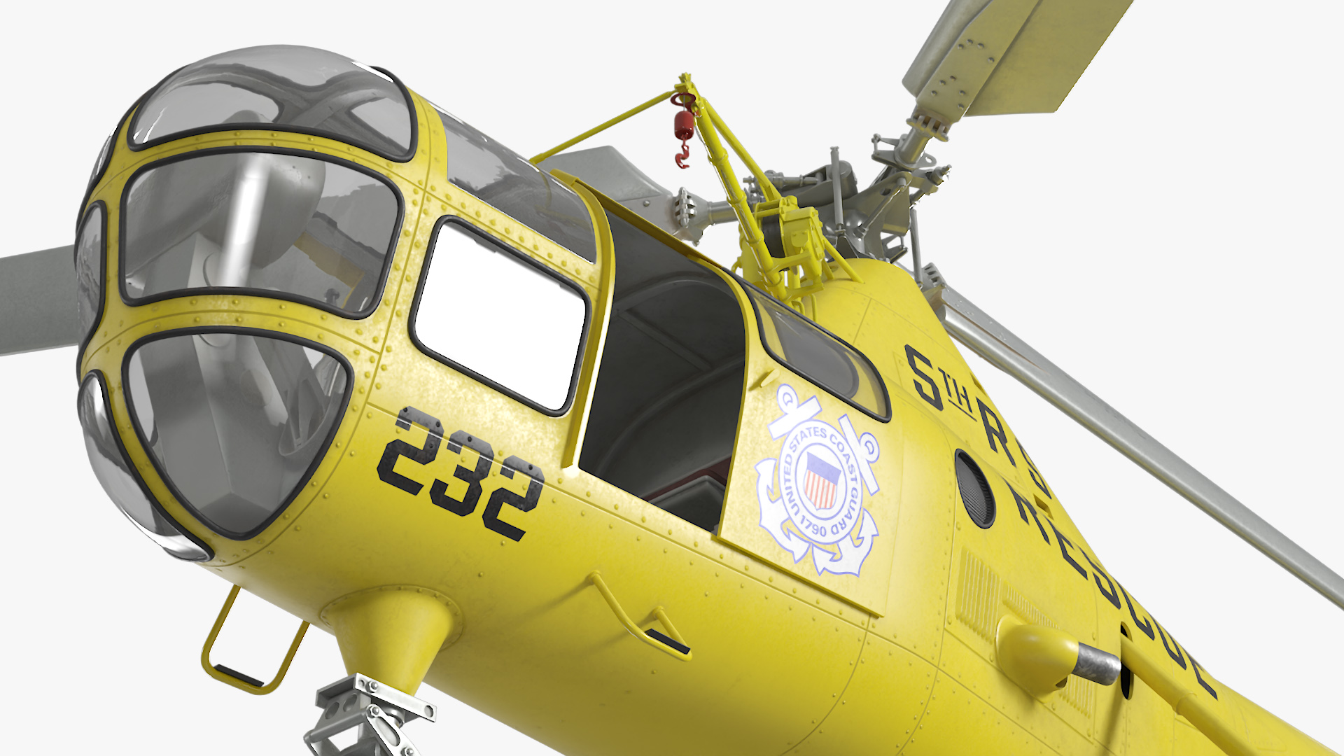 3D Search and Rescue Helicopter Sikorsky H-5