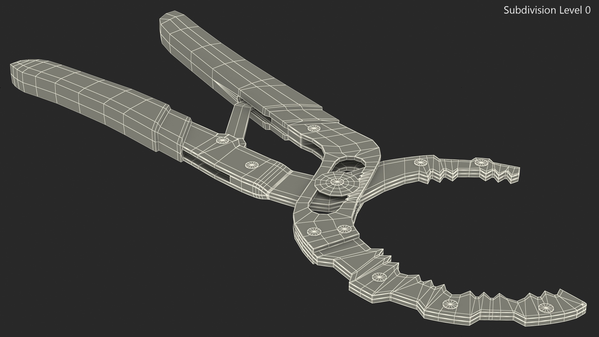 Oil Filter Pliers 3D