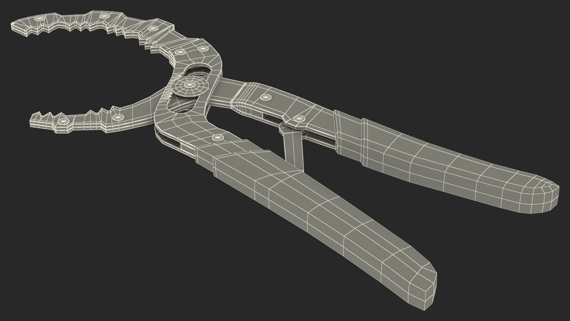 Oil Filter Pliers 3D