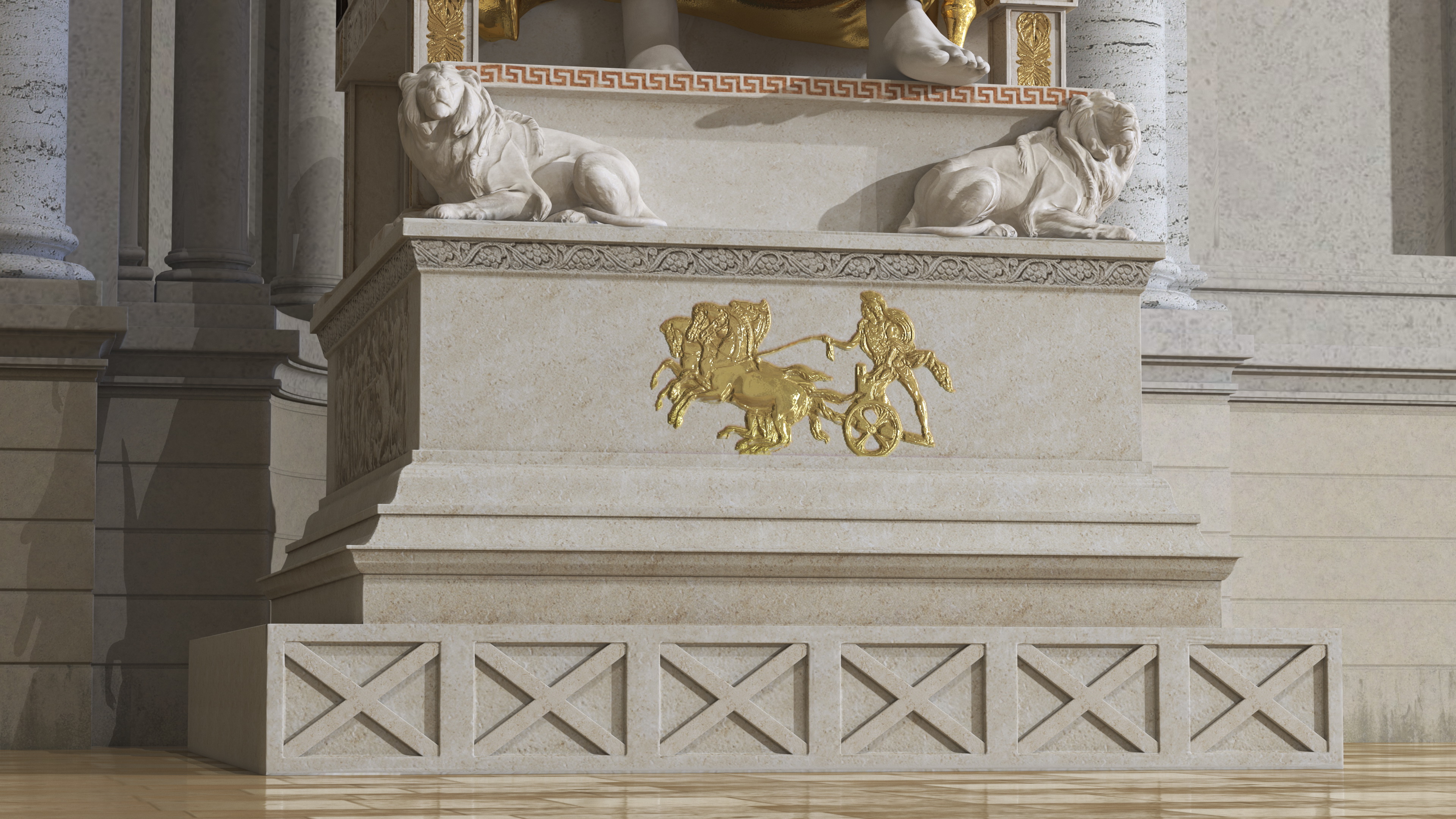 3D model Statue of Zeus at Olympia