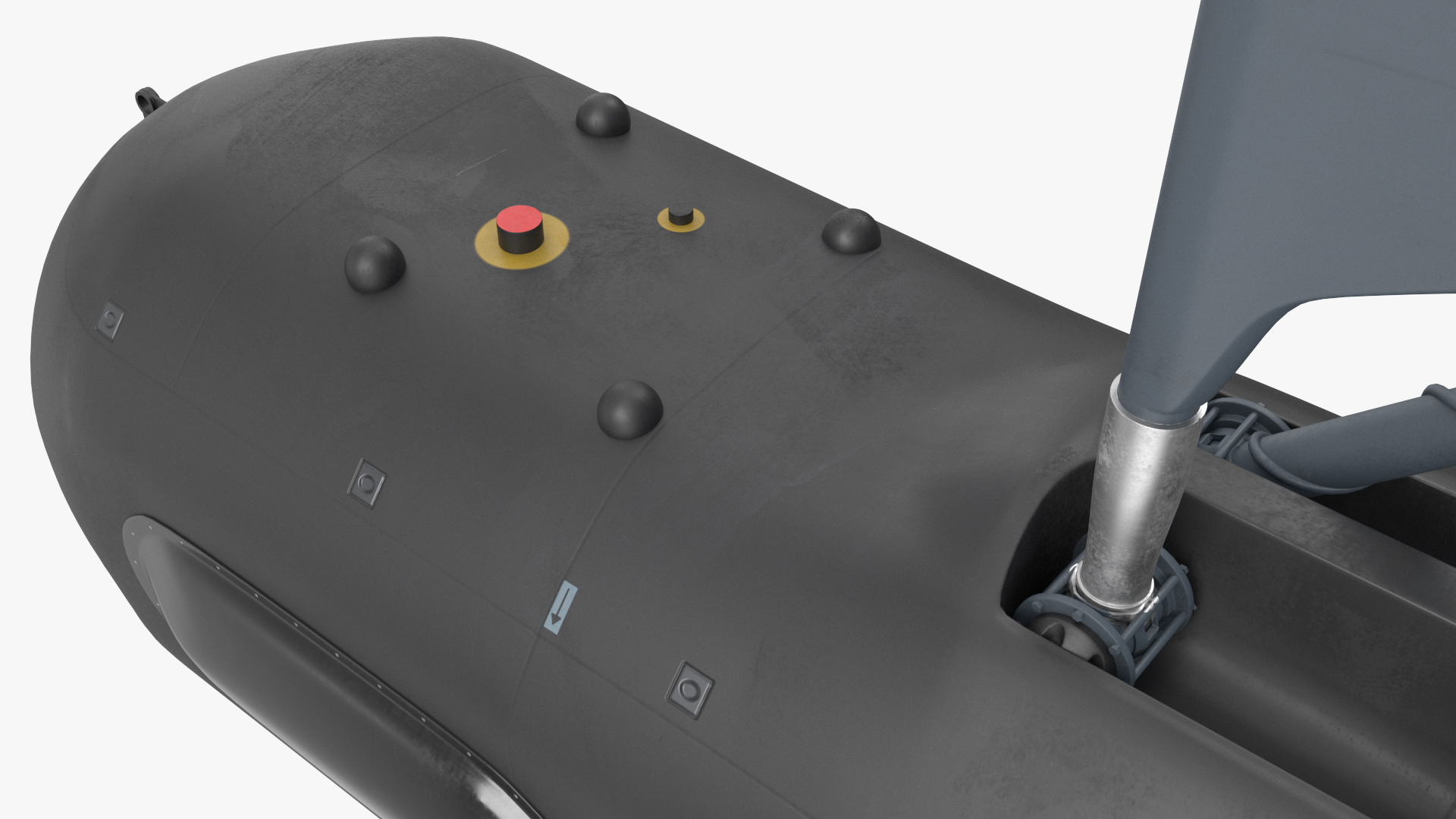 3D Boeing Orca AUV with Raised Antennas