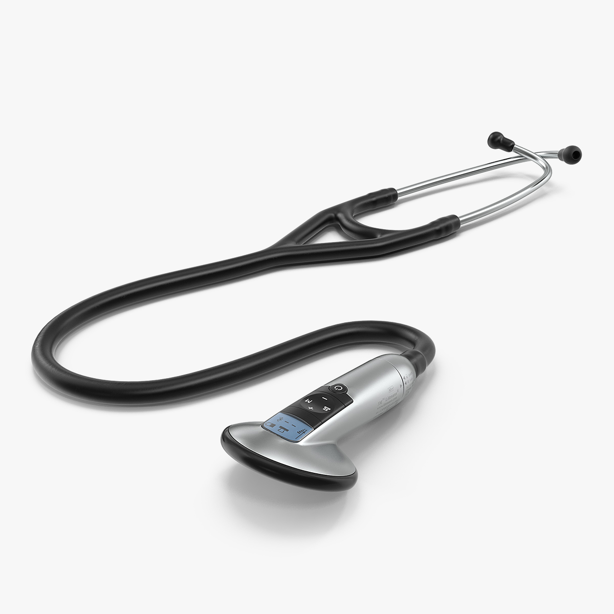Electronic Stethoscope Littmann 3D Model, view 3