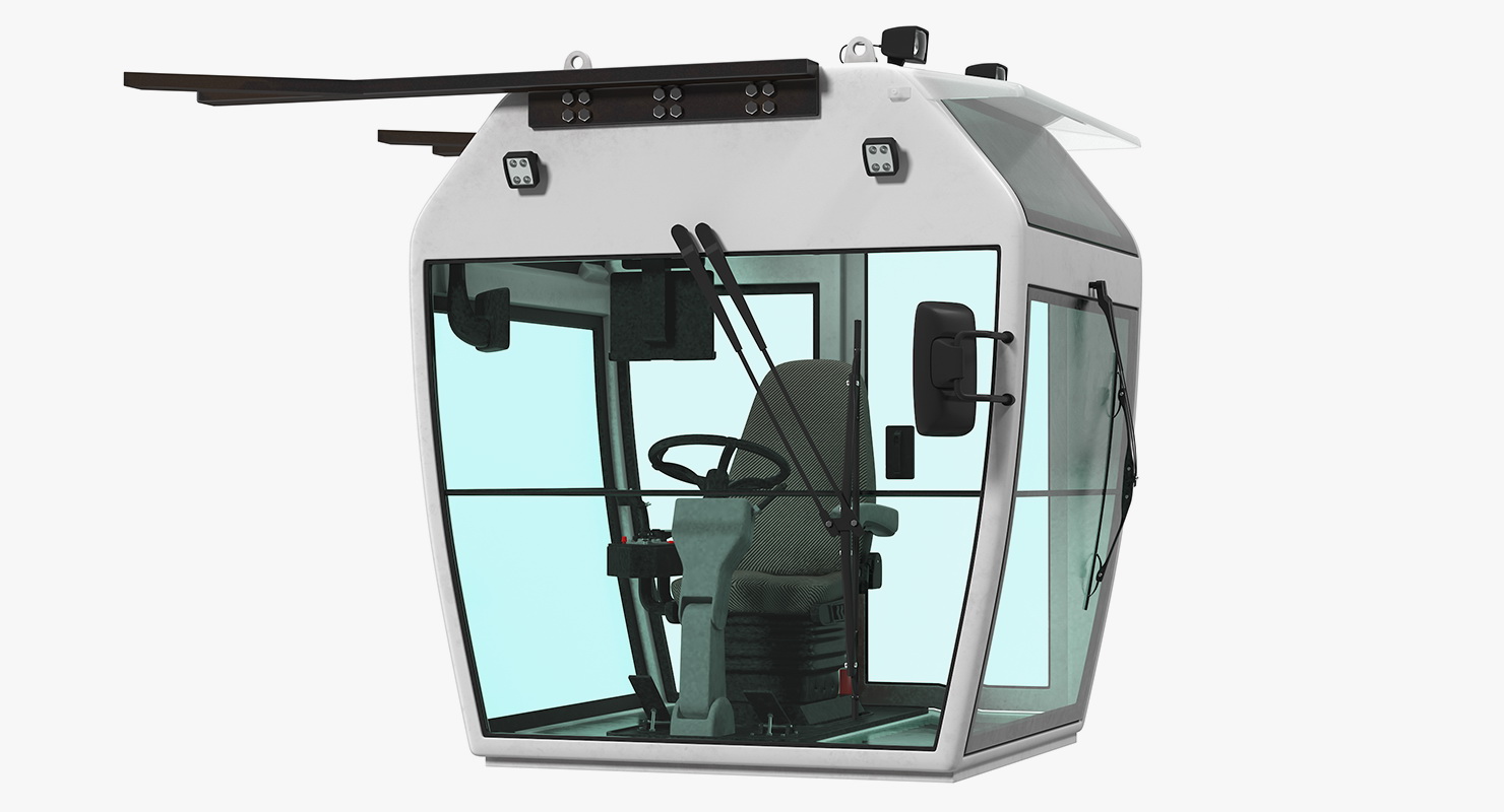 3D Control Cabin model