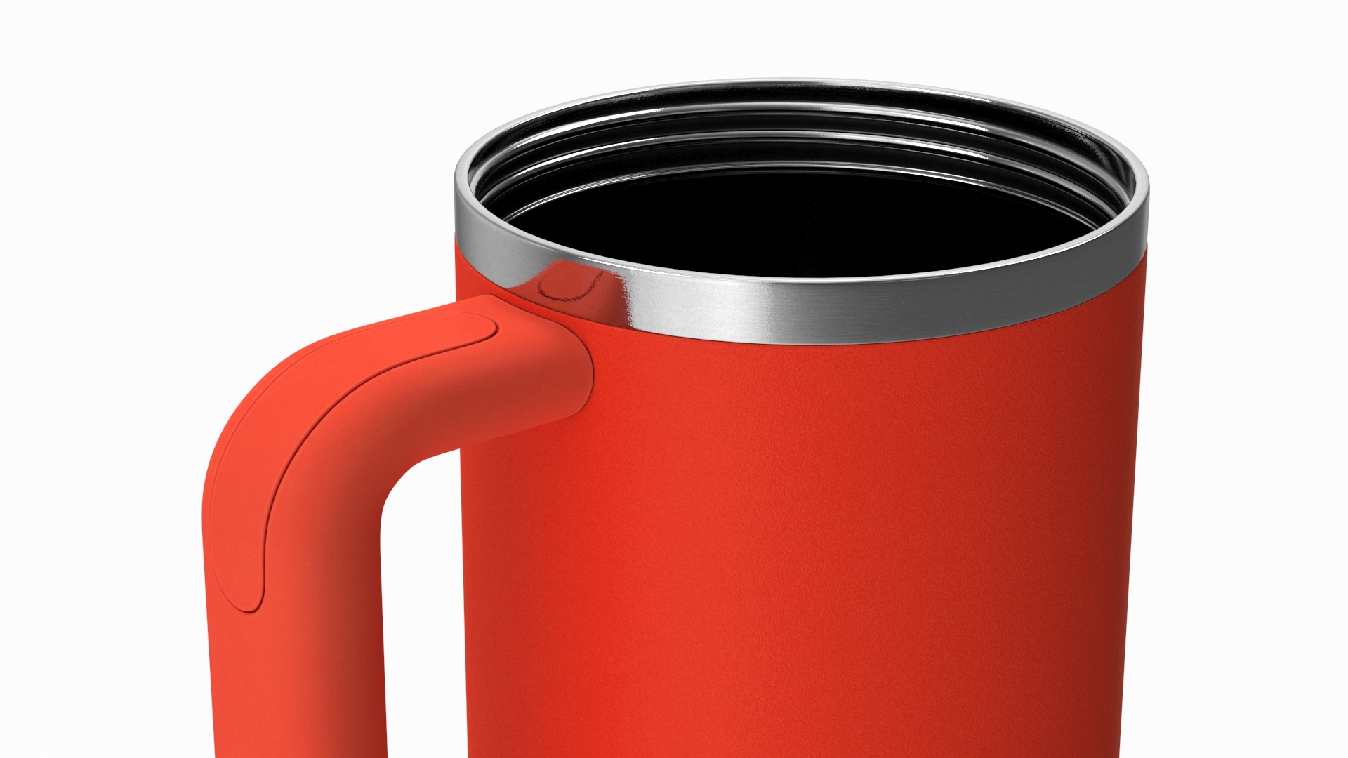 3D Open Travel Tumbler Red model