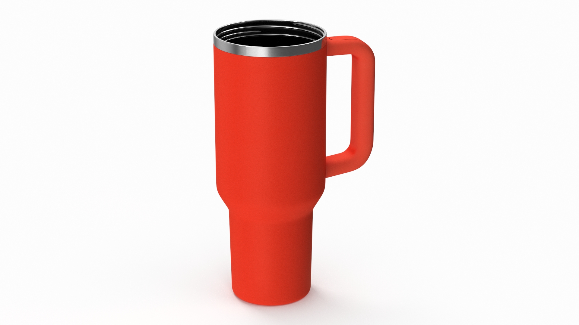 3D Open Travel Tumbler Red model
